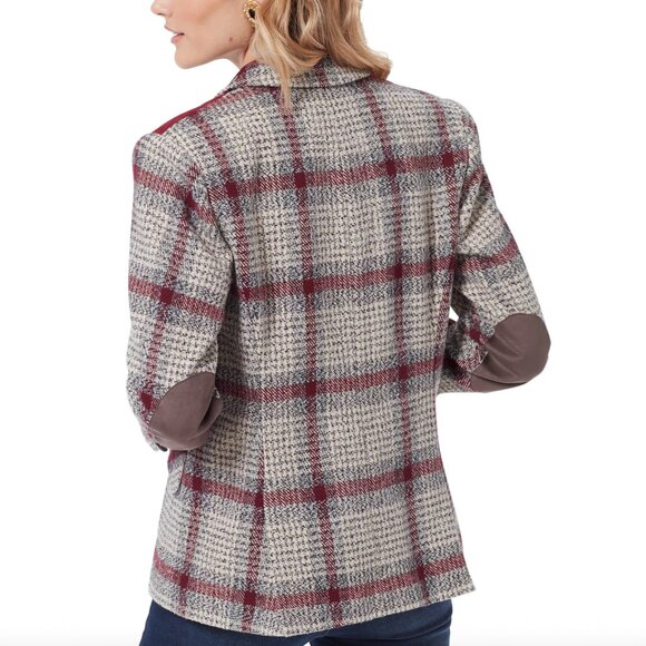 Sam Edelman Burgundy Tailored Blazer | Size XL | Excellent Condition - Picture 2 of 7